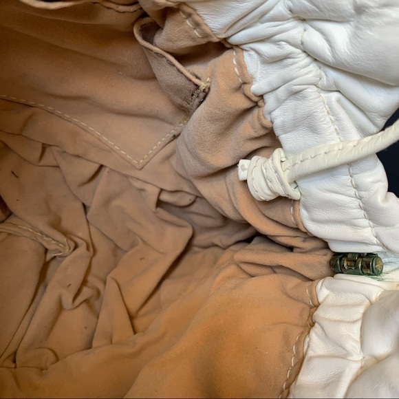 v i n t a g e :: Unique Large Leather Patchwork Crossbody Purse Clutch - Picture 9 of 12